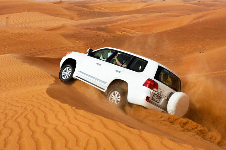 Desert Safari, Camel Ride and Sandboarding in Dubai