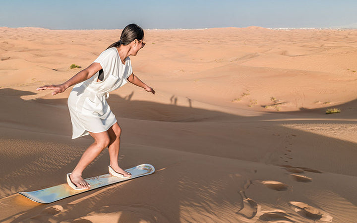 Desert Safari, Camel Ride and Sandboarding in Dubai